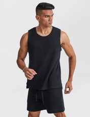 Waffle Athletic Tank Tops