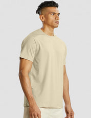 Muscle Fit T-shirt Men - Brwon