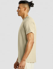 Muscle Fit T-shirt Men - Brwon