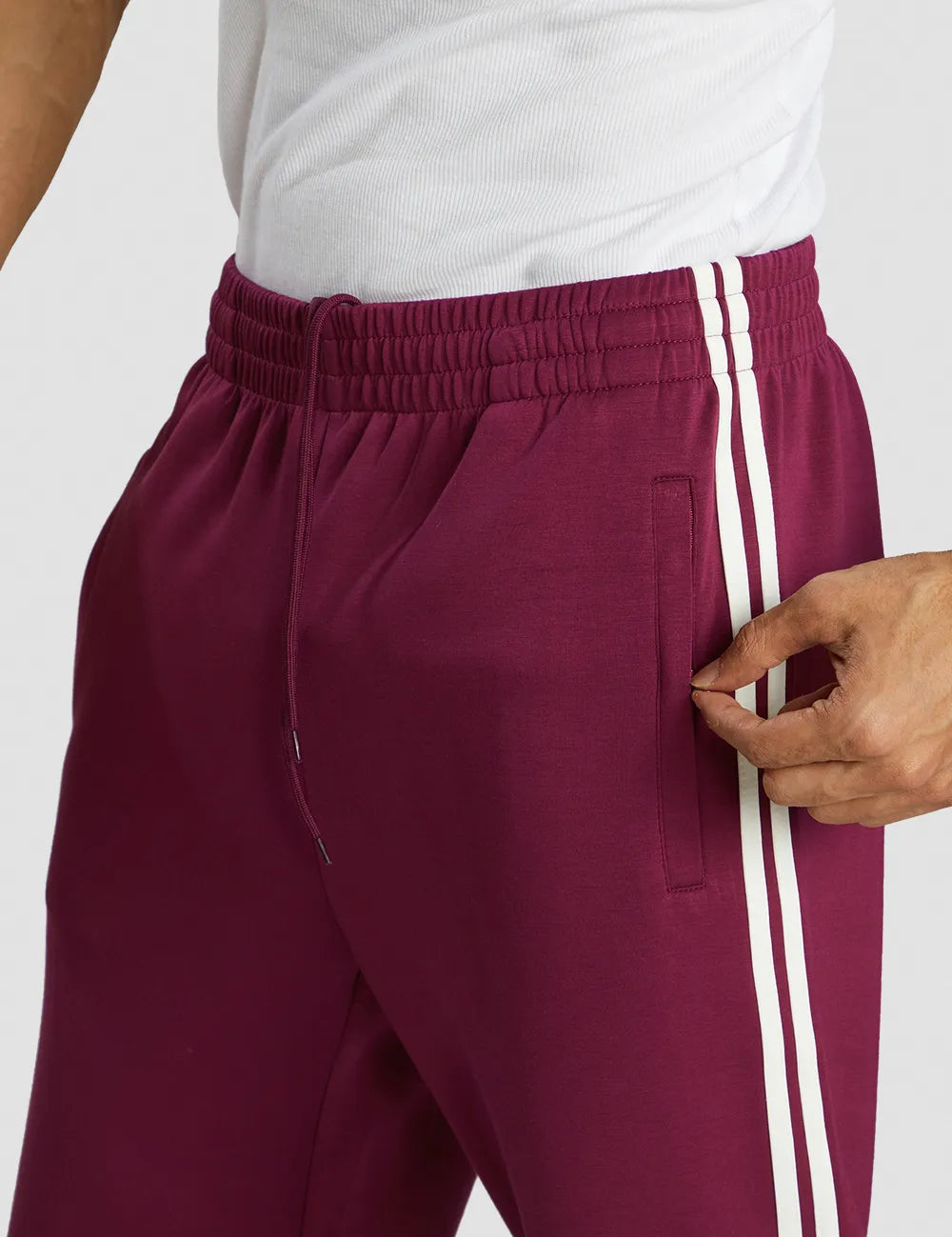 Side Stripe Straight Leg Pants