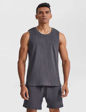 Waffle Athletic Tank Tops