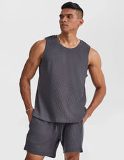 Waffle Athletic Tank Tops