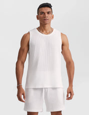 Waffle Athletic Tank Tops